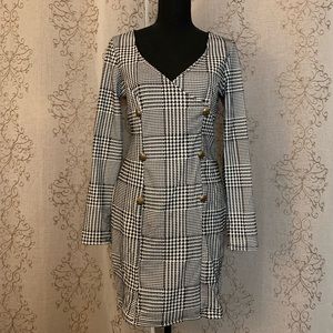 Fashion nova houndstooth dress